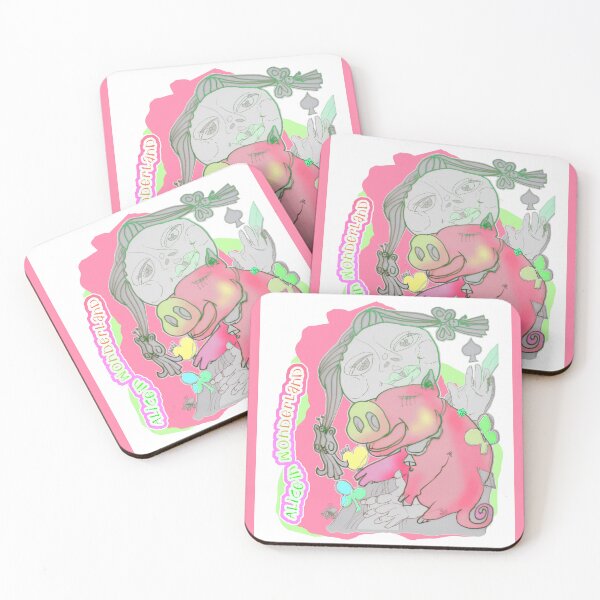 Item preview,  Alice in Wonderland - Alice and The Baby Pig (original drawing by ACCI) designed and sold by VanyssaGraphics.