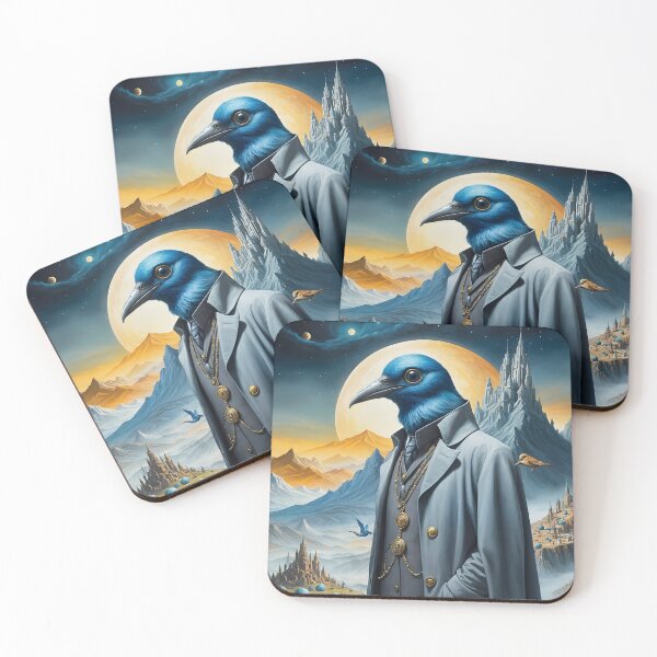 Item preview, Contemplating eternity through a smoky cloak at the edge of the abyss designed and sold by KunstGeist.