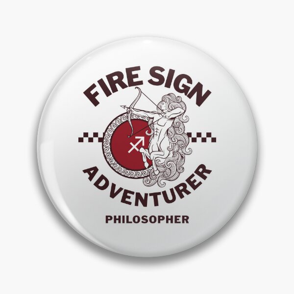 Item preview, Fire sign adventurer philosopher designed and sold by Peerless-Prime.
