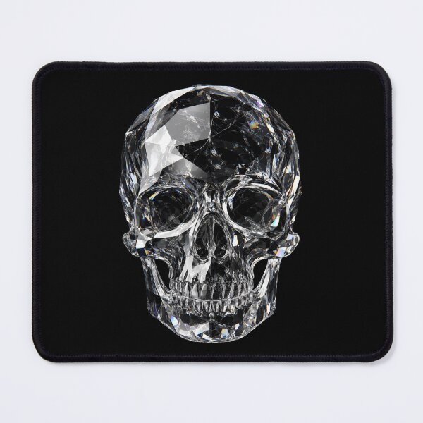 Item preview, Crystal Skull Noir – Luxury Gothic Crystal Art Design designed and sold by MargaretaArt.