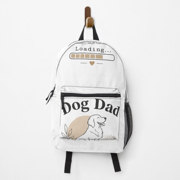 Item preview, Dog Dad Loading Kawaii Minimalist T-Shirt | Golden Retriever Line Art designed and sold by Ashley critters.