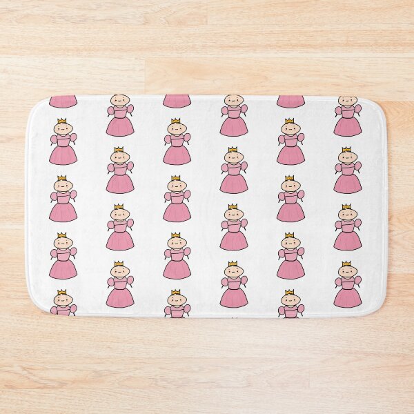 Item preview, Cute Silly Princess in Pink Dress Illustration designed and sold by BitDoodle.
