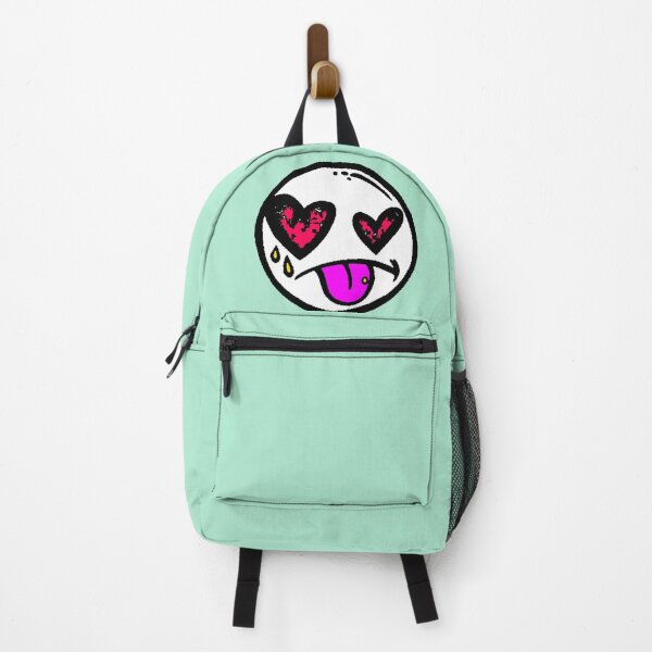 Item preview, Face Hearts Eyes Tongue Neon Pink Emoji Thirsty Gift Y2K designed and sold by AstronautMerch.