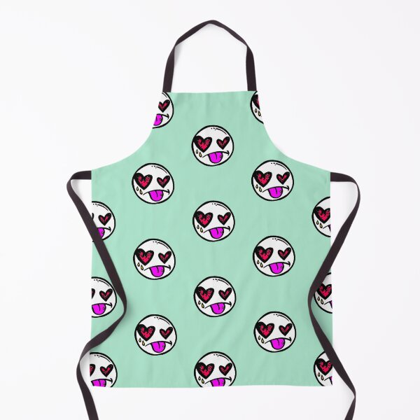Item preview, Face Hearts Eyes Tongue Neon Pink Emoji Thirsty Gift Y2K designed and sold by AstronautMerch.