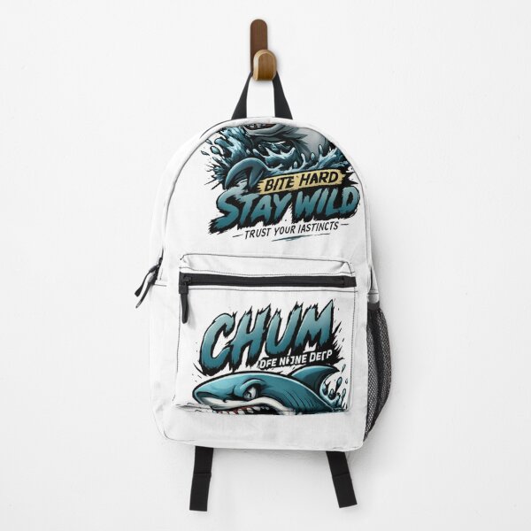 Item preview, Chum Bite Hard Stay Wild Shark Vintage designed and sold by CatLovers Studio.