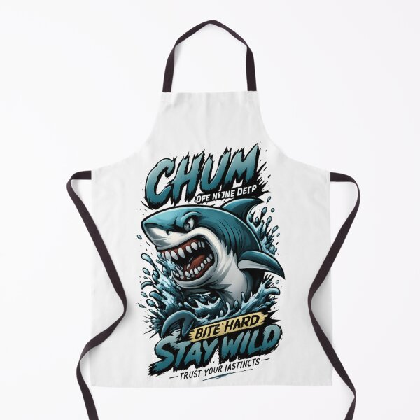 Item preview, Chum Bite Hard Stay Wild Shark Vintage designed and sold by CatLovers Studio.