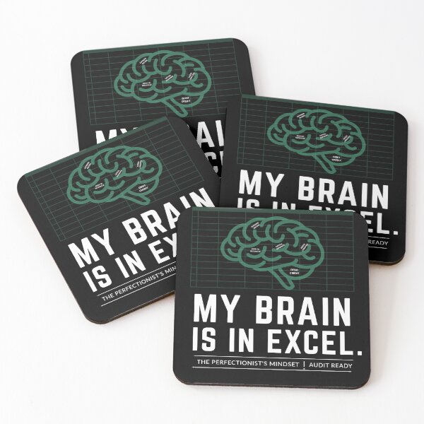 Item preview, My Brain Is In Excel – Funny Accountant & Spreadsheet Humor Design designed and sold by FCA SIR MERCH .