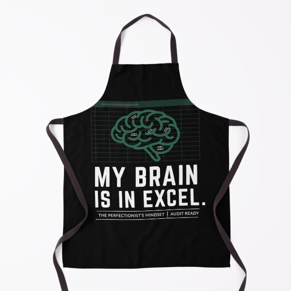 Item preview, My Brain Is In Excel – Funny Accountant & Spreadsheet Humor Design designed and sold by FCA SIR MERCH .