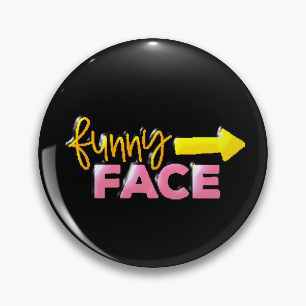 Item preview, Funny Face Yellow Arrow Pink Typography Meme Funny Gift designed and sold by AstronautMerch.