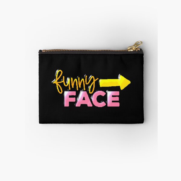 Item preview, Funny Face Yellow Arrow Pink Typography Meme Funny Gift designed and sold by AstronautMerch.