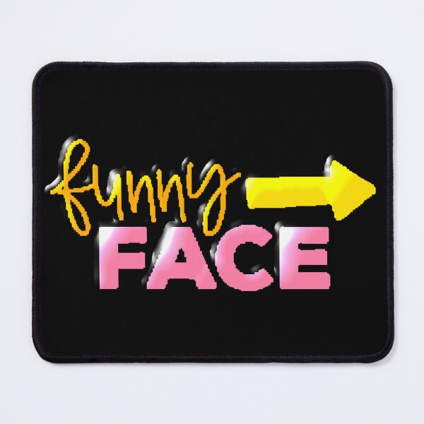 Item preview, Funny Face Yellow Arrow Pink Typography Meme Funny Gift designed and sold by AstronautMerch.