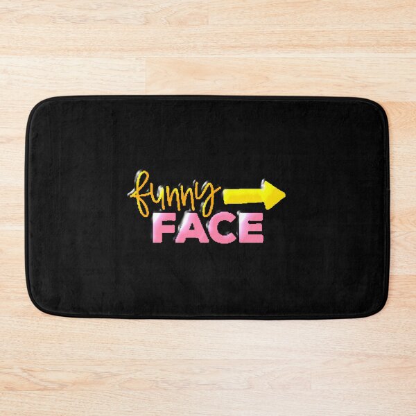 Item preview, Funny Face Yellow Arrow Pink Typography Meme Funny Gift designed and sold by AstronautMerch.
