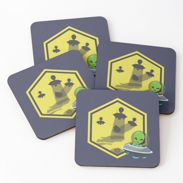 Item preview, Funny Alien Crossing designed and sold by Riverhollow.