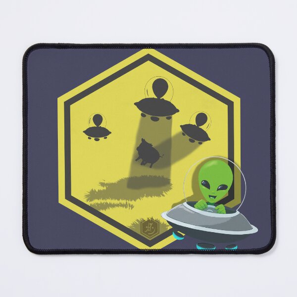Item preview, Funny Alien Crossing designed and sold by Riverhollow.