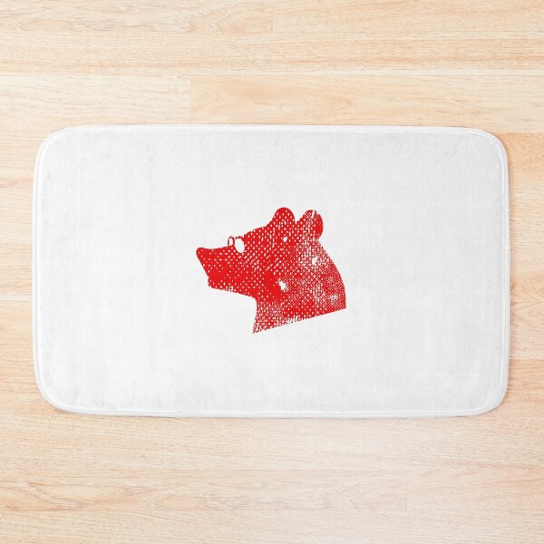 Item preview, red bear, rustic bear head designed and sold by massingso.