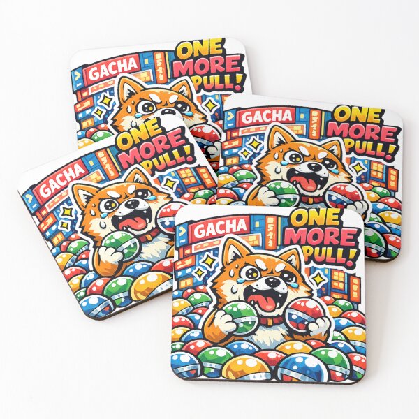 Item preview, Shiba Inu Gacha Addiction – One More Pull Japan Meme Aesthetic designed and sold by kawaii animal store (in Japan).
