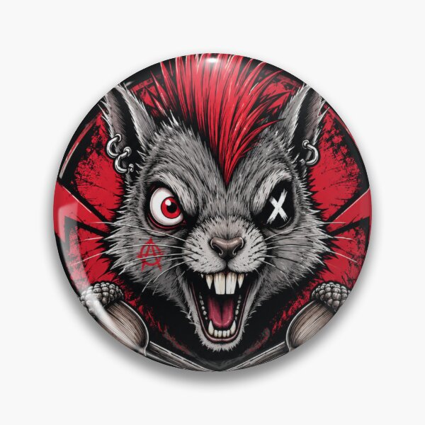 Item preview, Suicidal Squirrels – Claws & Chaos Insignia designed and sold by BB Design Garage.