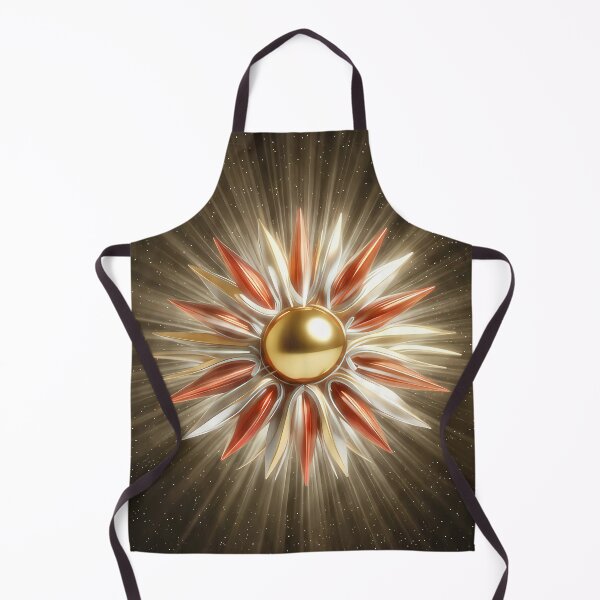 Item preview, 3D Metallic Copper Gold Sunburst Starburst designed and sold by CustomHDman.