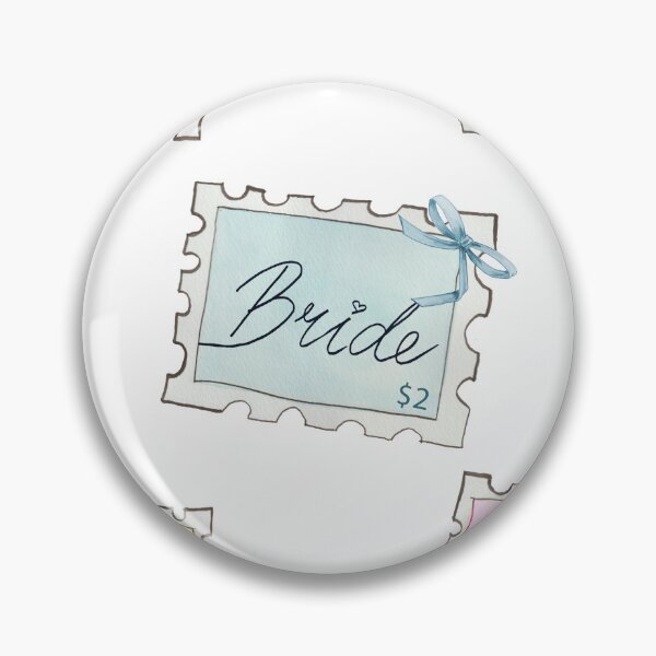 Item preview, Watercolor Bride-to-Be Stamps Illustration | Bridal Shoes, Diamond Ring & Balloon Art designed and sold by LLilyArt.