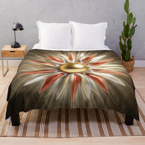 Item preview, 3D Metallic Copper Gold Sunburst Starburst designed and sold by CustomHDman.