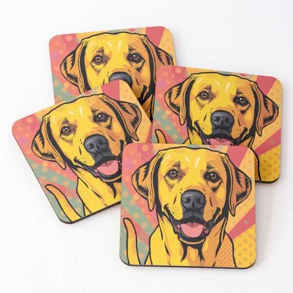Item preview, Pop Art Yellow Lab designed and sold by AbstractAnom.