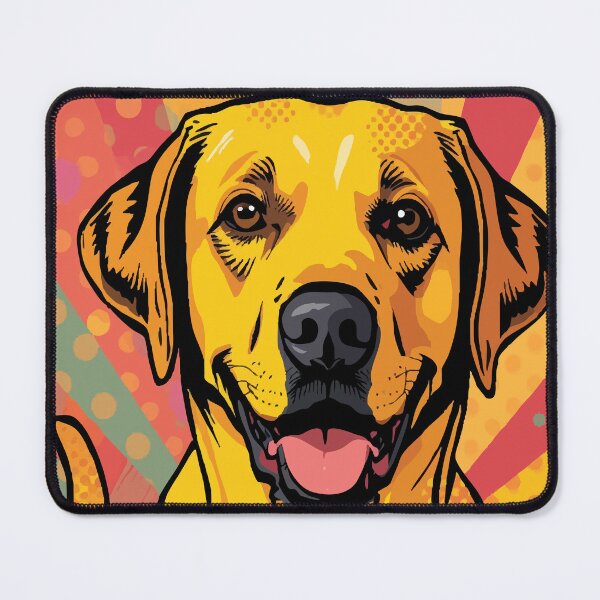 Item preview, Pop Art Yellow Lab designed and sold by AbstractAnom.