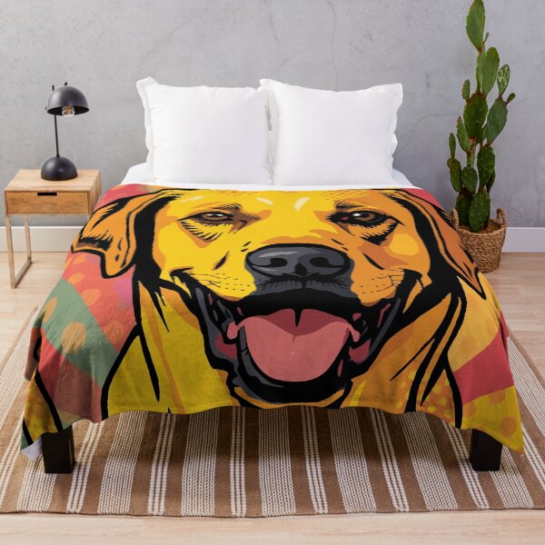 Item preview, Pop Art Yellow Lab designed and sold by AbstractAnom.