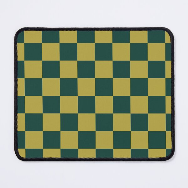 Item preview, Green & brass checkered  designed and sold by Mint + Midnight.