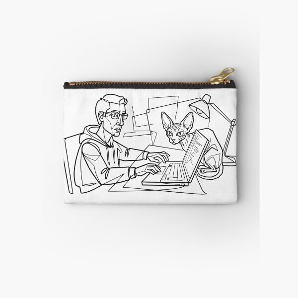 Item preview, Cybersecurity Engineer + Sphynx Cat: "Scanning for Vulnerabilities"  designed and sold by YOU SHOP NOW.