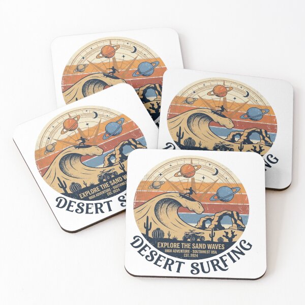 Item preview, Desert Surfing Explore The Sand Waves Vintage designed and sold by agusyp78.