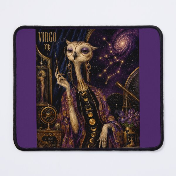 Item preview, Madame Hibou Virgo - The Analytical Astrologer designed and sold by Natalia-Vlad.