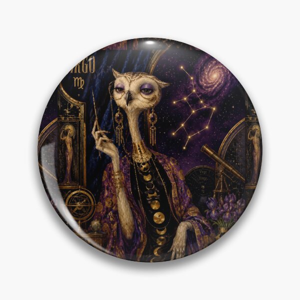 Item preview, Madame Hibou Virgo - The Analytical Astrologer designed and sold by Natalia-Vlad.