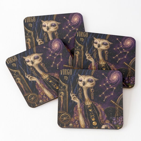 Item preview, Madame Hibou Virgo - The Analytical Astrologer designed and sold by Natalia-Vlad.