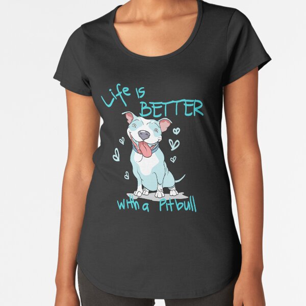 Item preview, Funny Pitbull Mom Gift Life is Better With a Pitbull designed and sold by djpraxis.