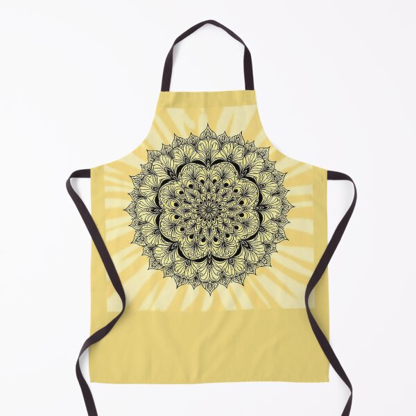 Item preview, Mandala on batik yellow designed and sold by In-Spirit24.