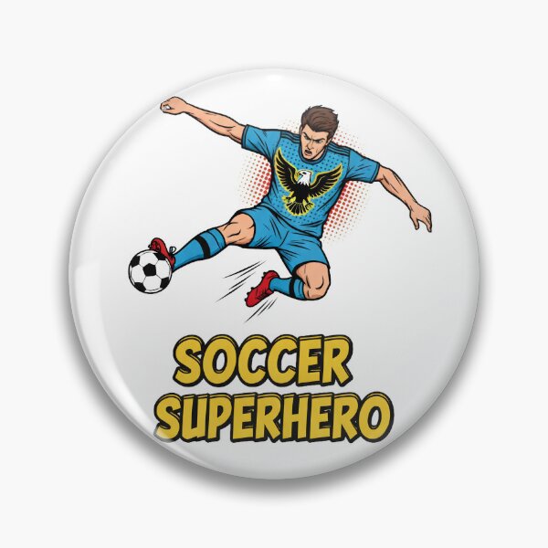 Item preview, Soccer Superhero Retro Pop Art Football Player designed and sold by M.Store.