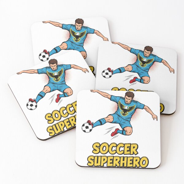 Item preview, Soccer Superhero Retro Pop Art Football Player designed and sold by M.Store.