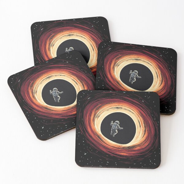 Item preview, Cosmic Black Hole Astronaut Outer Space Galaxy Astronomy designed and sold by rediscoveredapp.