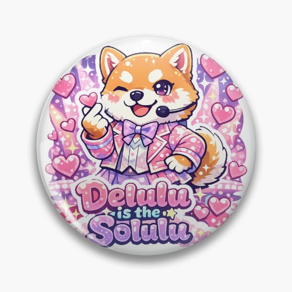 Item preview, Delulu Idol Shiba Inu Sticker – Kawaii Anime Dog Idol Aesthetic designed and sold by kawaii animal store (in Japan).