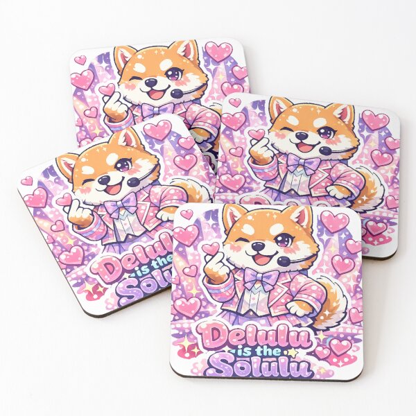 Item preview, Delulu Idol Shiba Inu Sticker – Kawaii Anime Dog Idol Aesthetic designed and sold by kawaii animal store (in Japan).