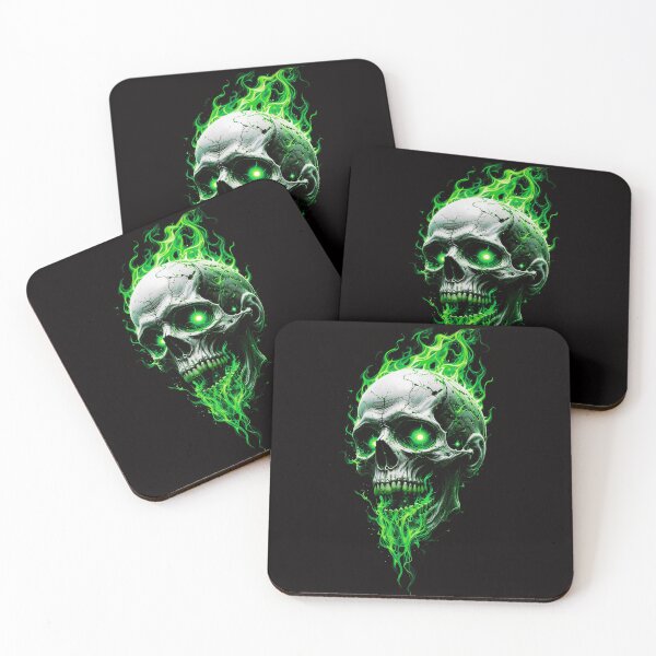 Item preview, TOXIC GREEN SKULL designed and sold by ROCK_WELL.