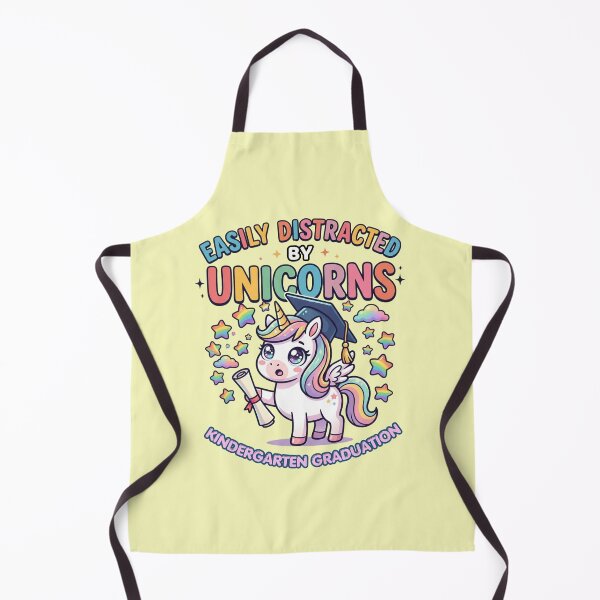 Item preview, Funny Easily Distracted By Unicorns Retro Graduation Unicorn Rainbow Student Gift designed and sold by Im-Ara.