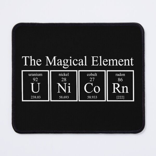 Item preview, Unicorn The Magical Element Funny Science Gift designed and sold by ScienceCorner.