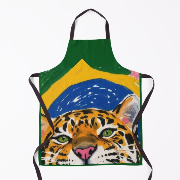 Item preview, Brazilian Jaguar Pride Illustration designed and sold by Ahera.