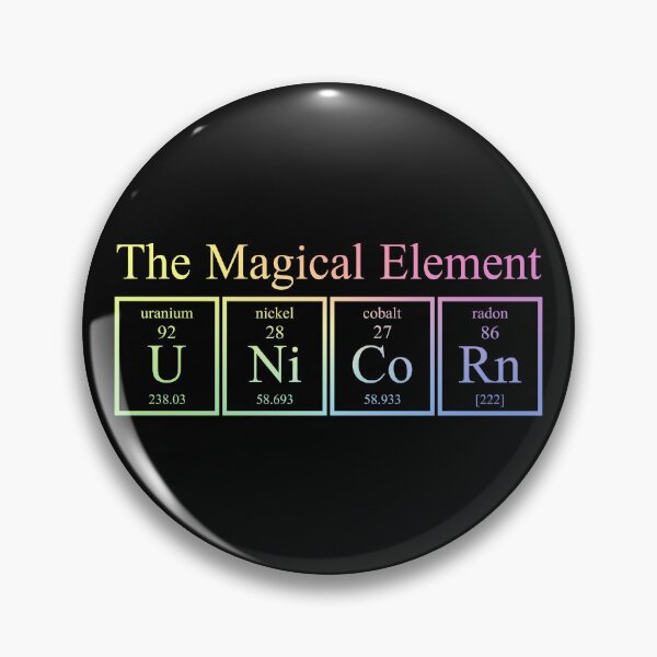 Item preview, Unicorn The Magical Element Funny Science Gift designed and sold by ScienceCorner.