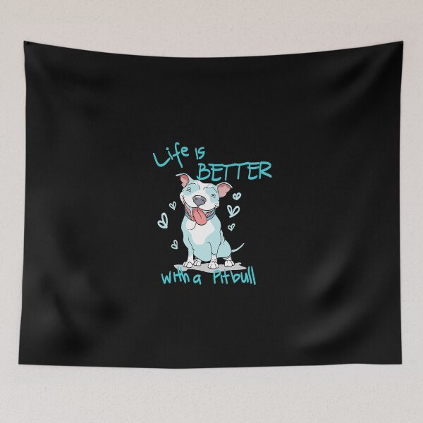 Item preview, Funny Pitbull Mom Gift Life is Better With a Pitbull designed and sold by djpraxis.