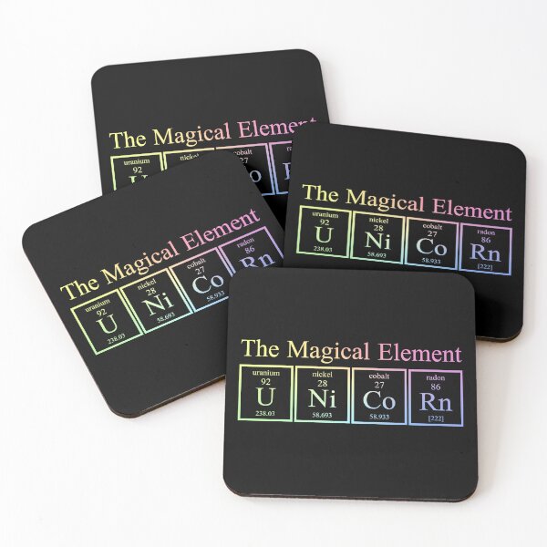 Item preview, Unicorn The Magical Element Funny Science Gift designed and sold by ScienceCorner.