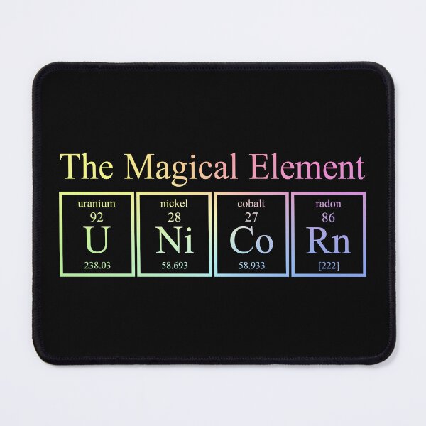 Item preview, Unicorn The Magical Element Funny Science Gift designed and sold by ScienceCorner.