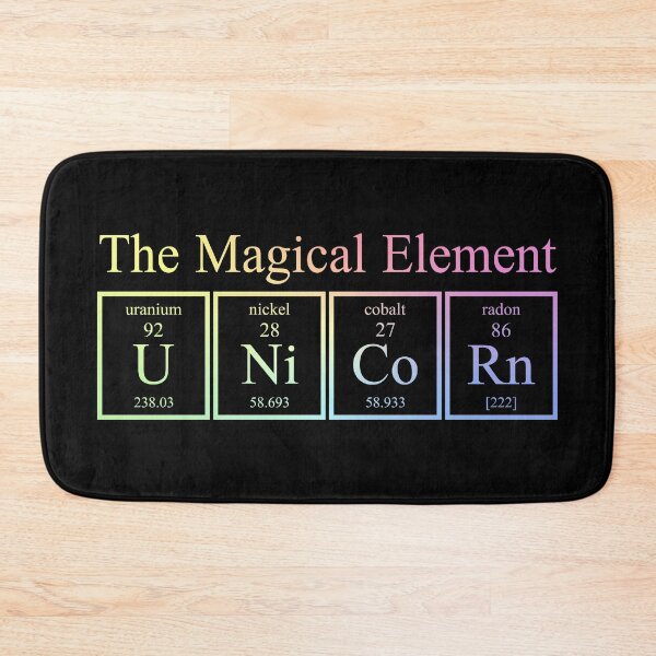 Item preview, Unicorn The Magical Element Funny Science Gift designed and sold by ScienceCorner.