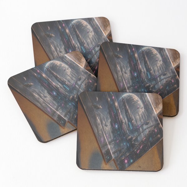 Item preview, Galactic metropolis in the mirror designed and sold by kdhill.